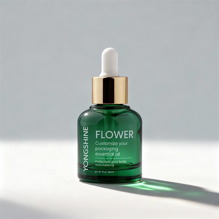 green dropper bottles